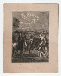 Napoleão no Egipto, ca. 1795 (gravura)