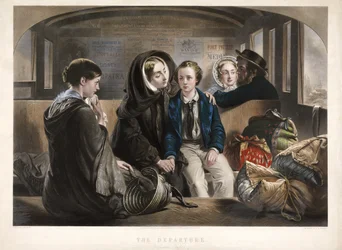 A partida (segunda classe), pub. 1857