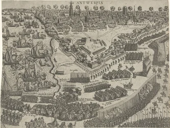 Chegada do Duque de Anjou em Antuérpia e Recepção pelo Príncipe de Orange, 1582