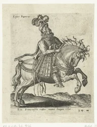 Cavaleiro francês com pistola