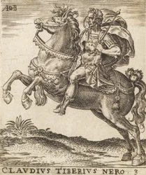 Cláudio Tibério Nero de Doze Césares a Cavalo, ca. 1565-1587., c. 1565-1587.