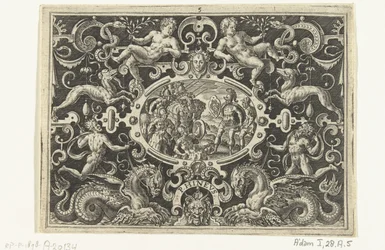 Perseu mostra seu escudo Medusa para Fineu PHINEUS (título no objeto)