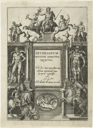 Titelpagina voor Omnium pene Europae, Asiae, Aphricae, Americae gentium habitus
Omnium pene Europae, Asiae, Aphricae, Americae gentium habitus (título da série)