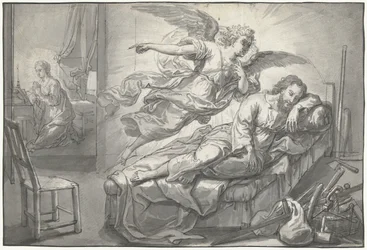 O anjo aparece a José num sonho