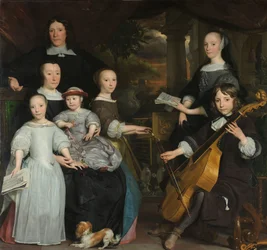 David Leeuw com sua família David Leeuw (1631/32-1703). Comerciante de Amsterdã com sua família