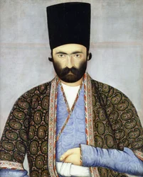 Retrato de "Imad al Daulah, Imam Quli Khan, c. 1855-1860