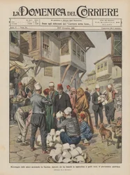 Boicote de bens austríacos na Turquia, mercado de fezes brancos em oposição àqueles