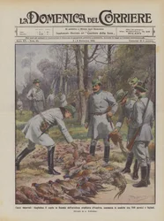 Caçadas imperiais, William II convidado na Boêmia do arquiduque hereditário da Áustria