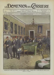 Conferência turca de paz entre a Turquia e os Estados dos Balcãs em Londres, os delegados turcos