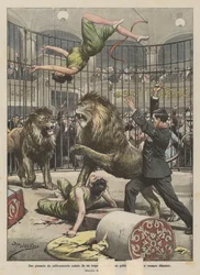 Duas ginastas de caffe-concert falls