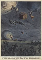 Durante uma tempestade violenta desencadeada à noite, na Alemanha, um campo esférico