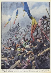 O colapso de uma arquibancada com três mil pessoas