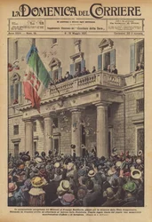 A acolhida entusiasta dos milaneses ao príncipe herdeiro chegou ao encerramento da Feira Campionária