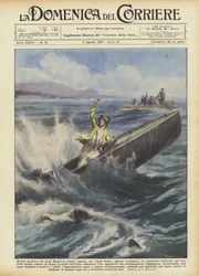 Ao dirigir no Lago Maggiore, perto de Angera, um conselho recém-adquirido