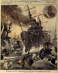 Guerra Russo-Japonesa (1904-1905), batalha naval no estreito da Coreia que terminou com a derrota da Marinha russa, 11 de Junho
