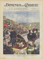 SA O Duque De Gênova Preside à Comemoração Popular De Verdi No Teatro Grego De Siracusa