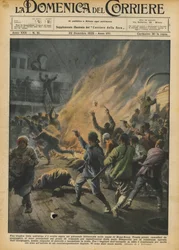 Uma trágica luta noturna se realizada em um vapor britânico nas águas de Hong Kong