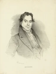 Retrato do cantor e compositor Gioseffo Catrufo 1771-1851, 1830.