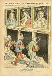 Ilustração de Achille Lemot (1846-1909) em Le Pelerin