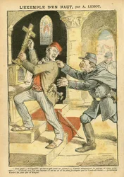 Ilustração de Achille Lemot (1846-1909) em Le Pelerin