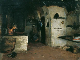 cozinha de fumaça