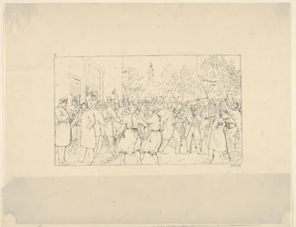 Eleição em Baltimore, novembro de 1862 de Confederate War Etchings, 1861-63.