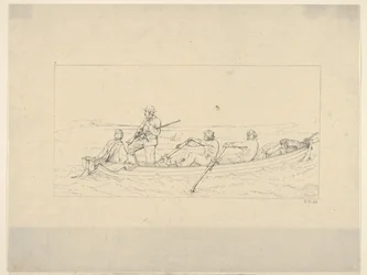 Marylanders cruzando o Potomac para se juntar ao Exército do Sul da Guerra Confederada Etchin..., 1861-63.