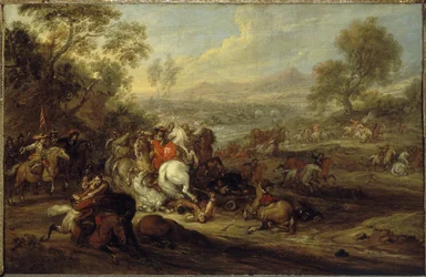 Choque de Cavalaria ou Combate de Cavalaria, entre 1652 e 1690 (óleo sobre tela)
