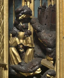 Adoração dos Magos, detalhe