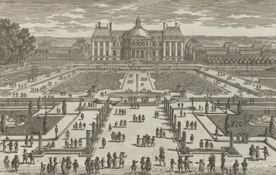 Vista de Vaux-Le-Vicomte, década de 1680., década de 1680.