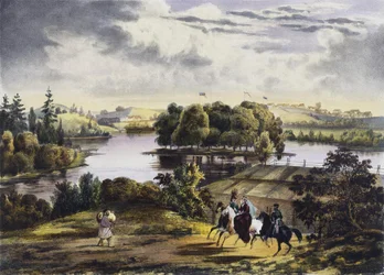 Vista de Izhora, 1833
