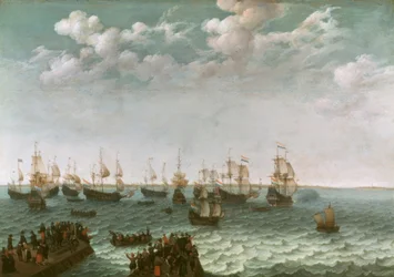 Partida de uma frota de guerra