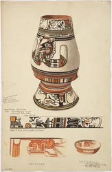 Uma jarra e seu design da Costa Rica