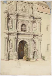 Catedral, Aquascalientes (aquarela)