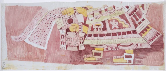 Cópia de parte de um mural da Casa de Barrios 