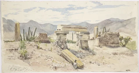 Ruínas em Mitla, Oaxaca, México