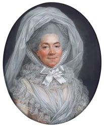 Retrato de uma senhora, conhecida como Madame Poisson, mãe de Madame de Pompadour