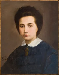 Retrato de Mulher (Família Ghirelli) (óleo sobre tela)