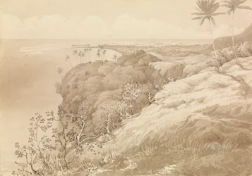 Baía de Matavai e Point Venus, Tahiti, 24 de agosto de 1849 [Ilhas da Sociedade]