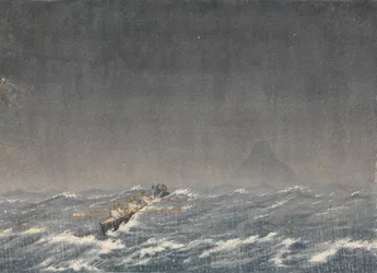 Ancoradouro exterior numa tempestade, Mazatlan [México], 22 de agosto de 1850, 8 horas da manhã. ... "Pergunto, qual é o caminho para o navio