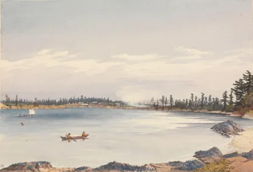 Victoria Settlement, Ilha de Vancouver, 13 de agosto de 1851 [Canadá]
