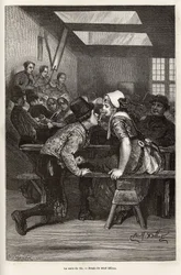 Em dias de feira, os camponeses oferecem-se para beber licores doces às jovens, o mesmo copo serve a todos e passa de boca em boca, muitas vezes cheio, e permite ao jovem fingidor fazer a sua corte, ao ritmo da orquestra e das danças, gravando um