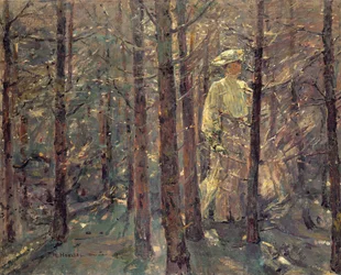 Mulher em uma madeira, 1906