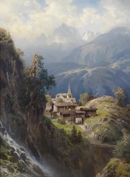 Aldeia nos Alpes Berneses