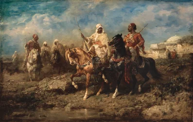 Árabes, finais do século XIX (óleo sobre tela)