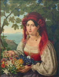 Adolf Senff, retrato de um italiano