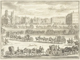 Entrada de Cornelis Hop como embaixador em Paris, 23 de Junho de 1719