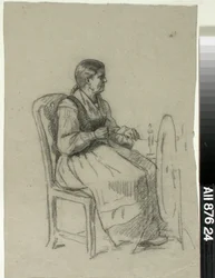 Mulher giratória