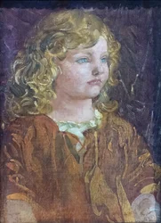 Retrato de Adriana, filha da artista