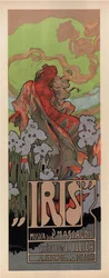 Cartaz para a íris da ópera de Pietro Mascagni, 1898
